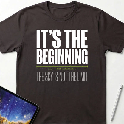 Beginning of Space T-Shirt Dark Chocolate