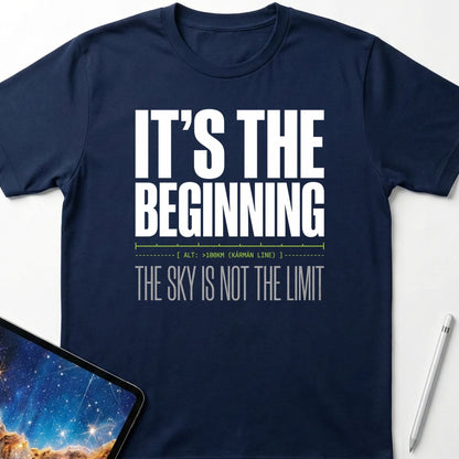 Beginning of Space T-Shirt Navy