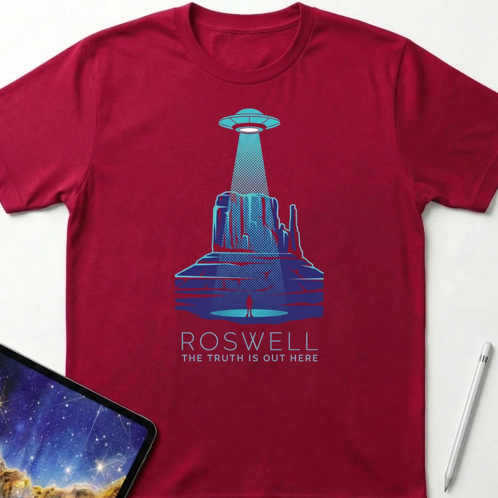 Roswell The Truth T-Shirt Red