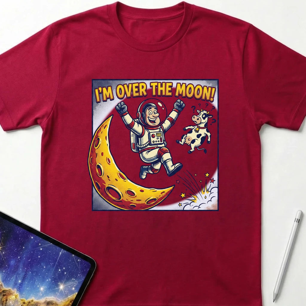I'm Over The Moon T-Shirt Red
