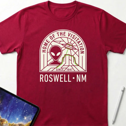 Roswell NM Visitation T-Shirt Red