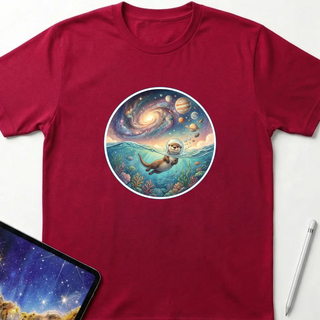 Portal to Otter Space T-Shirt Red