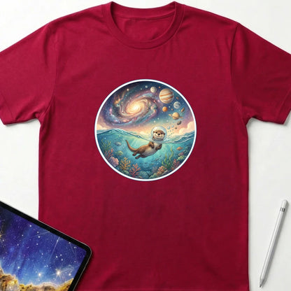 Portal to Otter Space T-Shirt Red