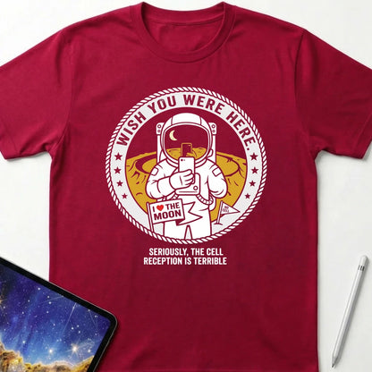 Wish You Were Here T-Shirt Red