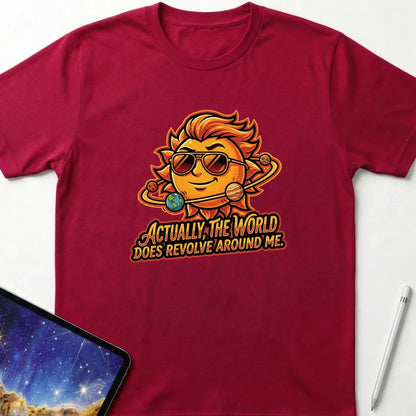 Revolve Around Me T-Shirt Red