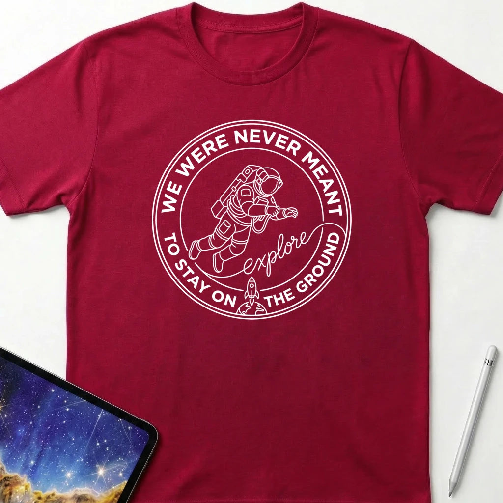 Explore Space T-Shirt Red