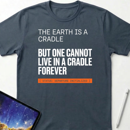 Leave The Cradle T-Shirt Dark Heather