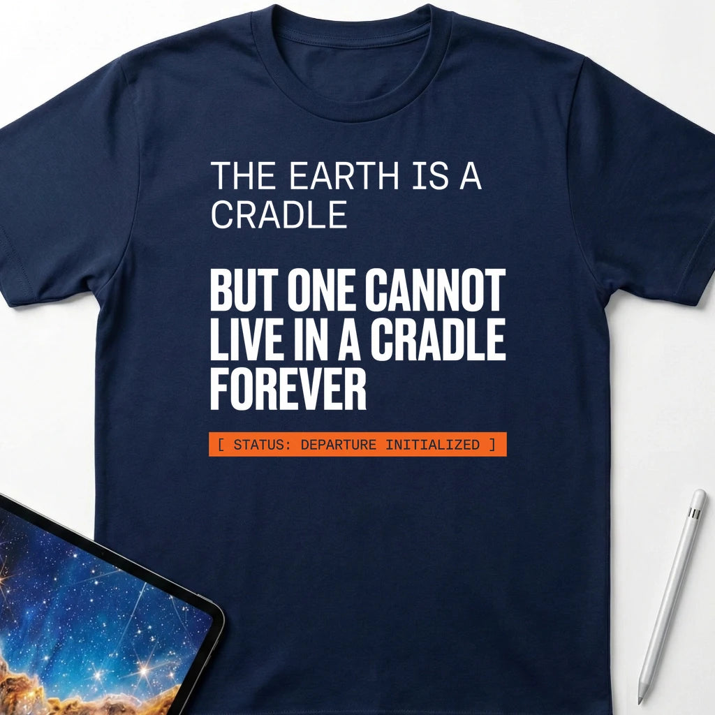 Leave The Cradle T-Shirt Navy