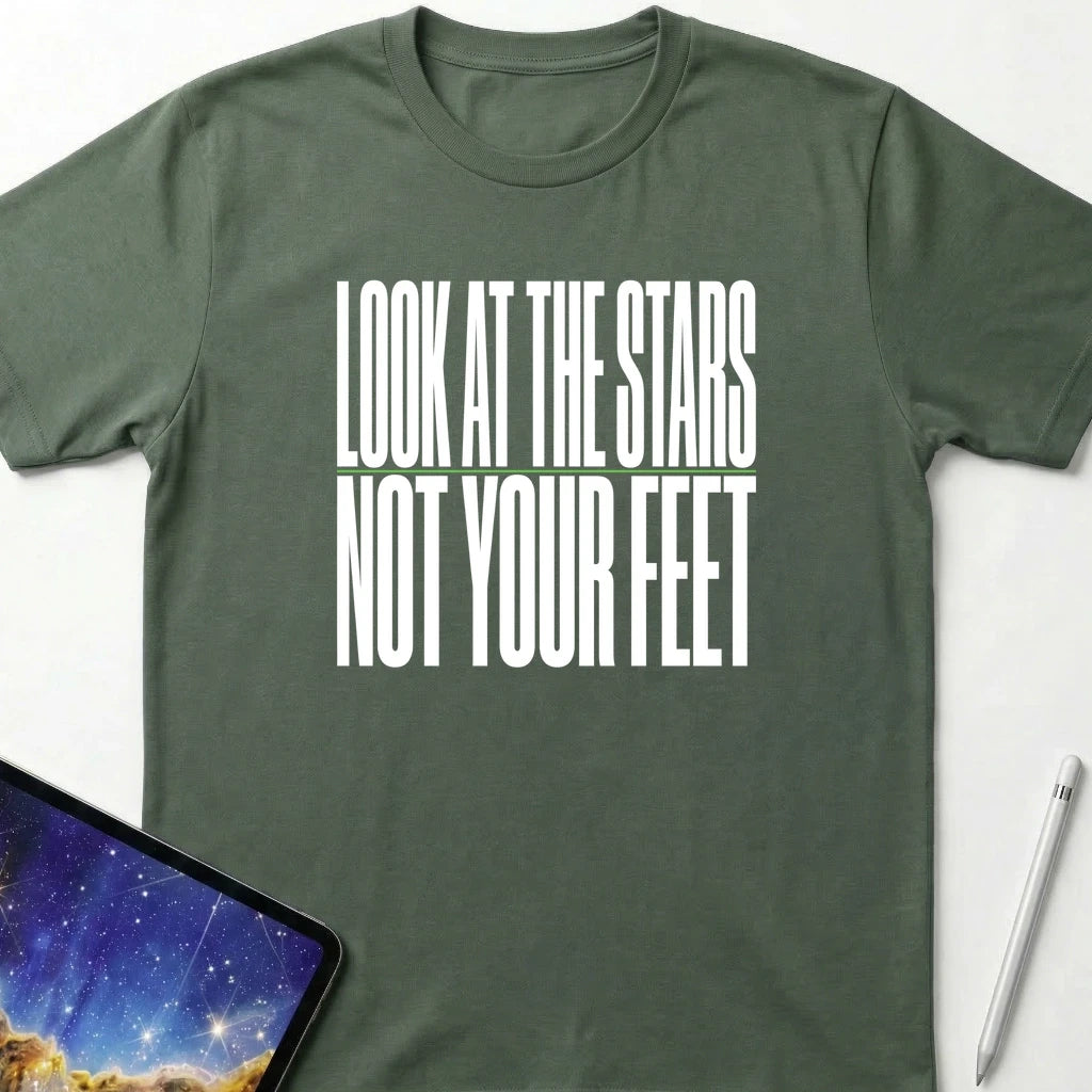 Look at The Stars T-Shirt Military Green