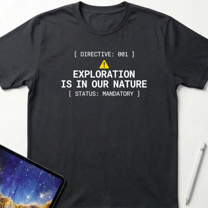 Mandatory Exploration T-Shirt Black