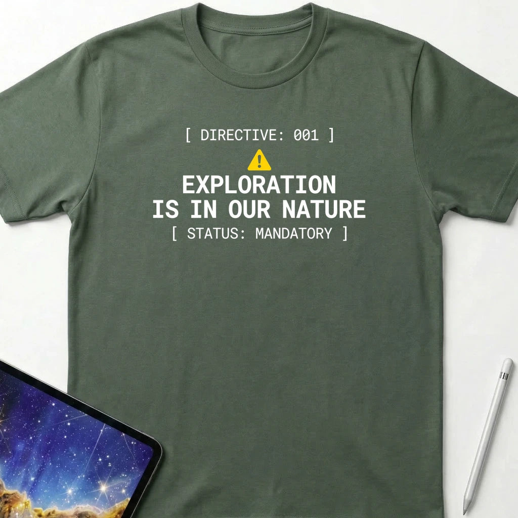 Mandatory Exploration T-Shirt Military Green