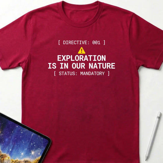 Mandatory Exploration T-Shirt Red