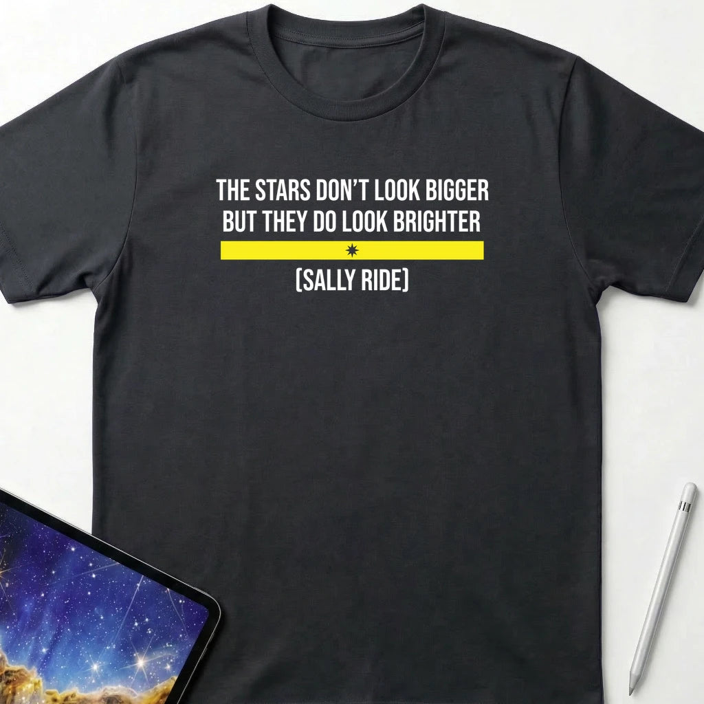 Ride Stars Look Brighter T-Shirt Black