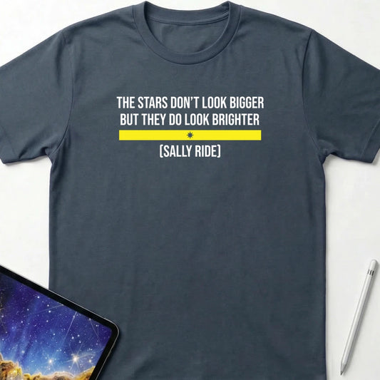 Ride Stars Look Brighter T-Shirt Dark Heather