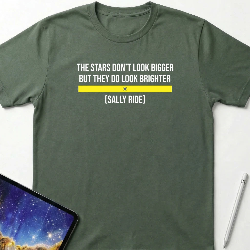 Ride Stars Look Brighter T-Shirt Military Green