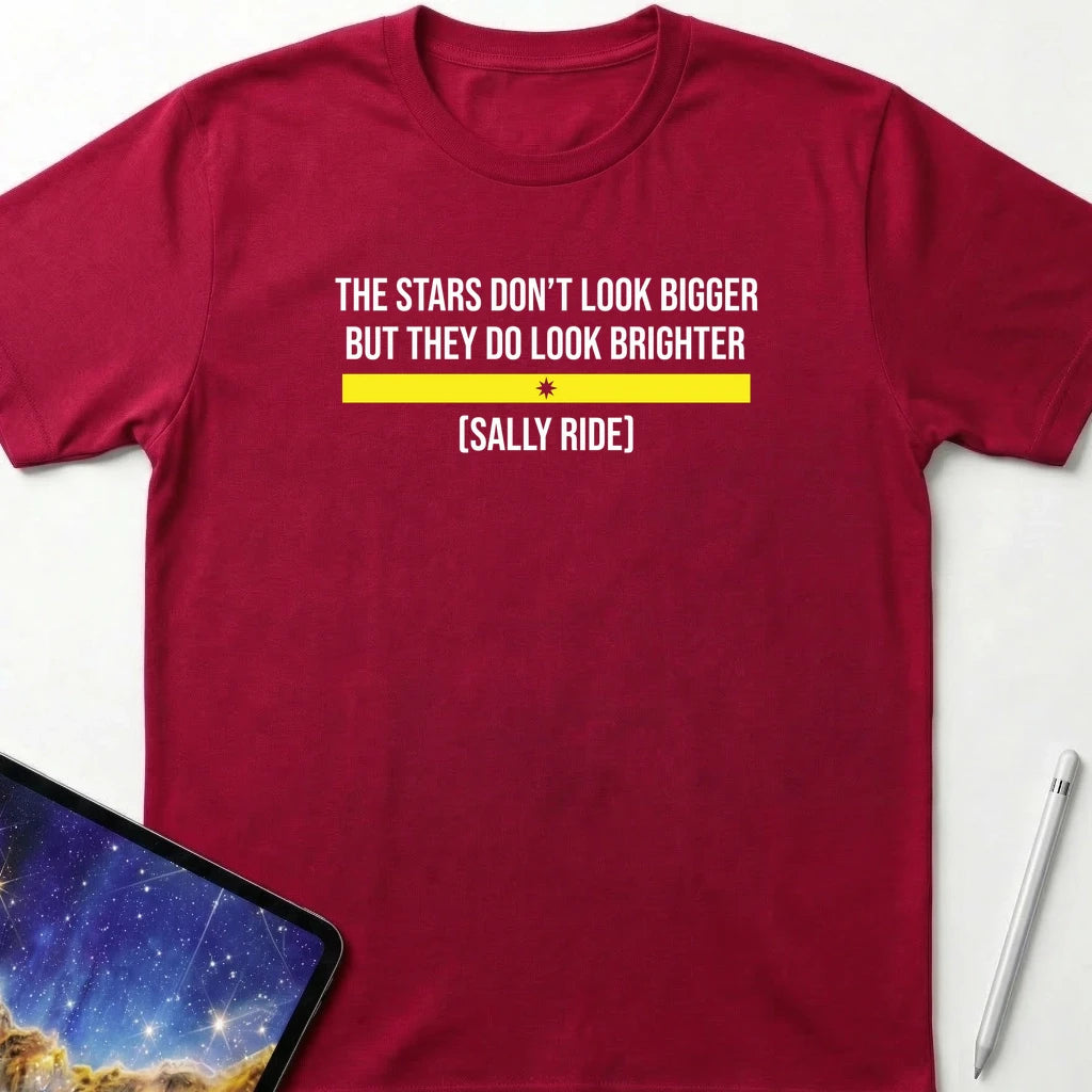 Ride Stars Look Brighter T-Shirt Red