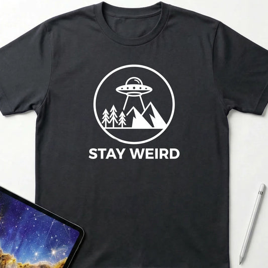 Stay Weird T-Shirt Black