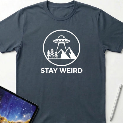 Stay Weird T-Shirt Dark Heather