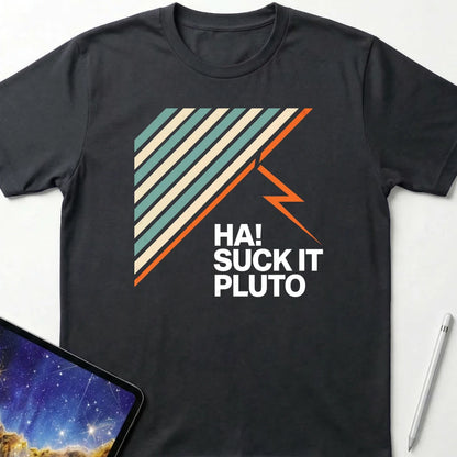 Suck It Pluto T-Shirt Black