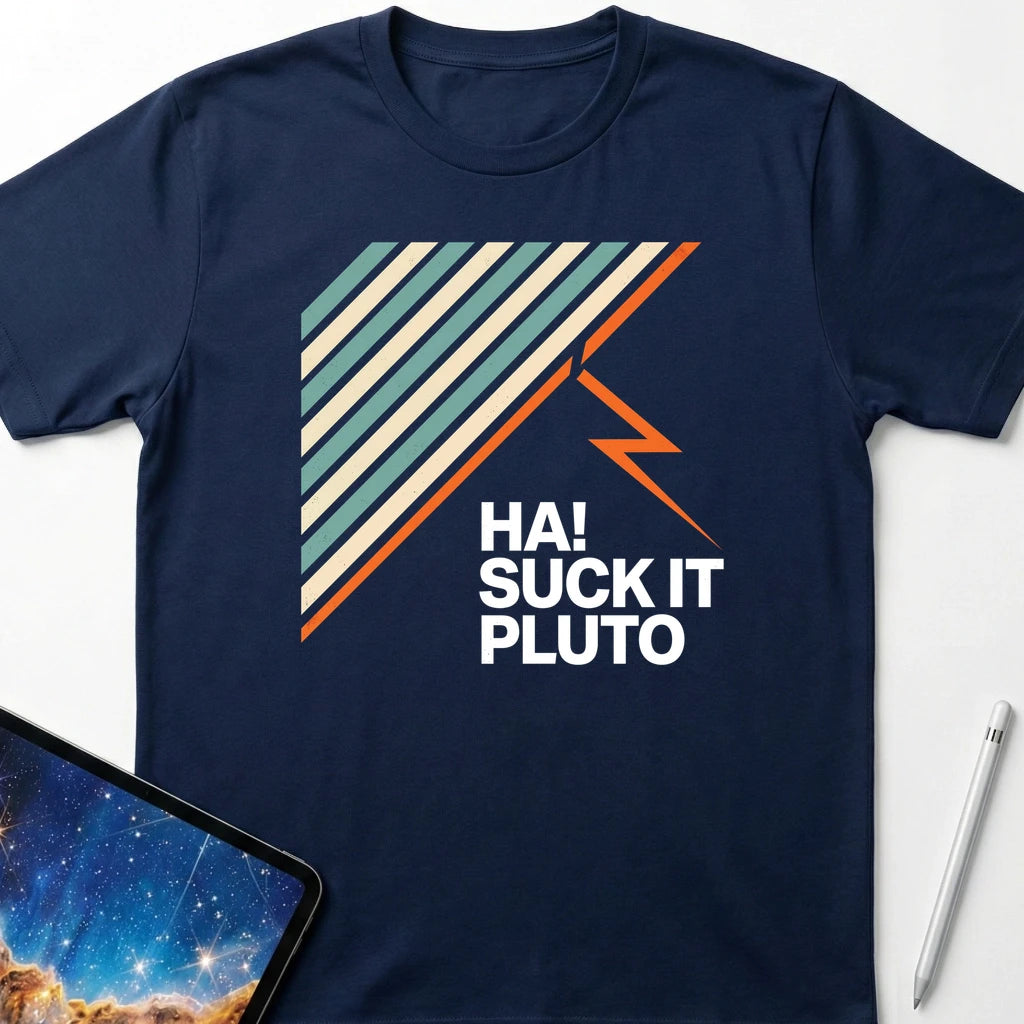 Suck It Pluto T-Shirt Navy