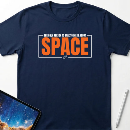 Talk About Space T-Shirt Navy