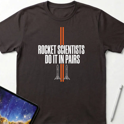 We Do it in Pairs T-Shirt Dark Chocolate