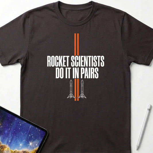We Do it in Pairs T-Shirt Dark Chocolate